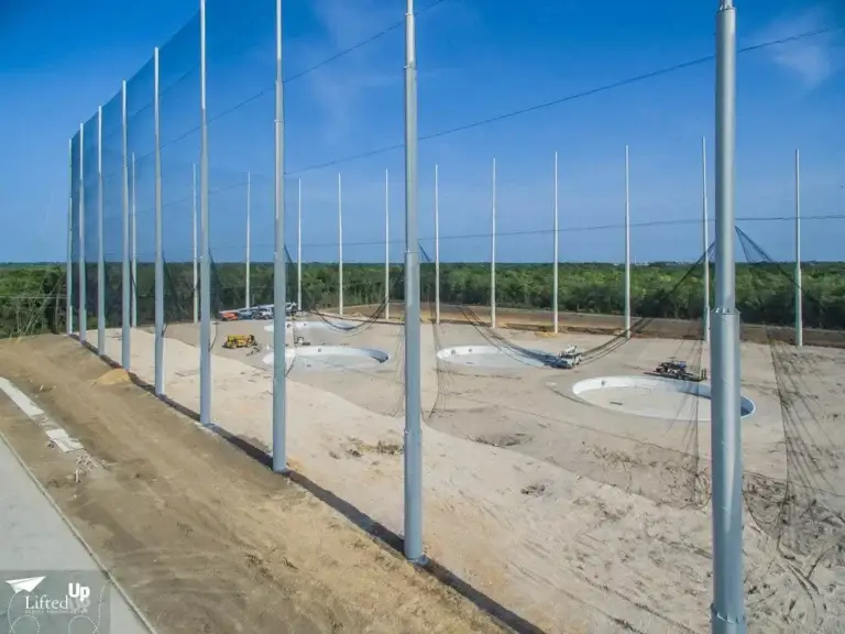 170' Tall Range Netting (1)