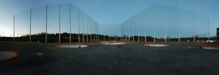 170' Tall Range Netting